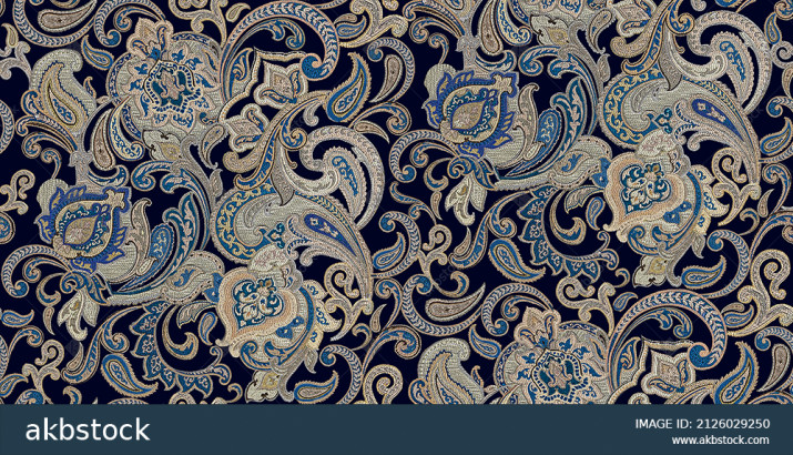 Paisley patterns for Textile Digital Print
