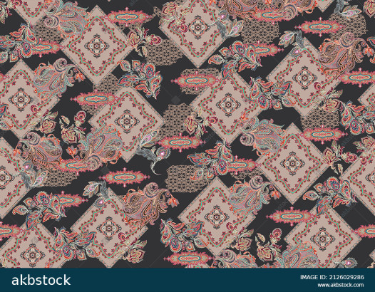 Paisley patterns for Textile Digital Print