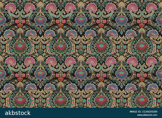 Paisley patterns for Textile Digital Print