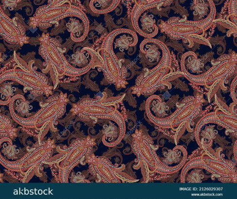 Paisley patterns for Textile Digital Print