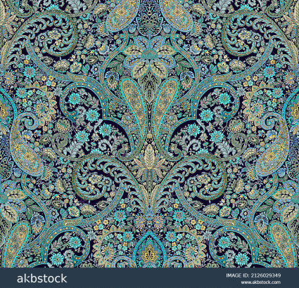 Paisley patterns for Textile Digital Print