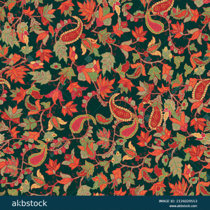 Paisley patterns for Textile Digital Print