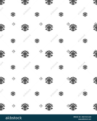 Block print vector fabric pattern