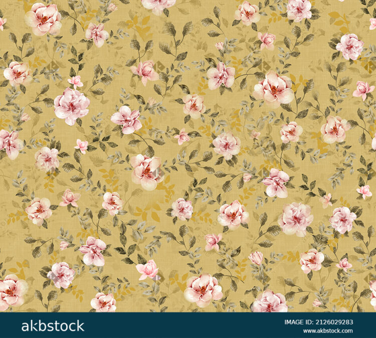 Seamless Floral flower for digital print