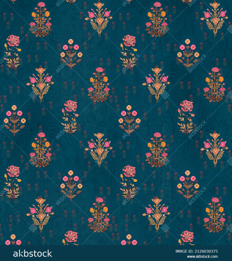 Seamless Floral flower for digital print