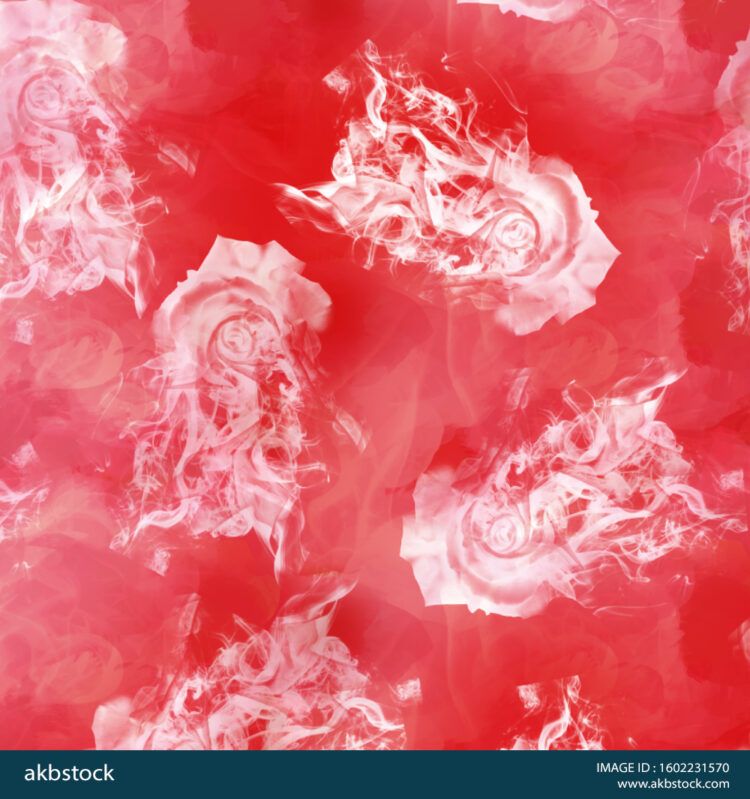 Seamless Floral block print