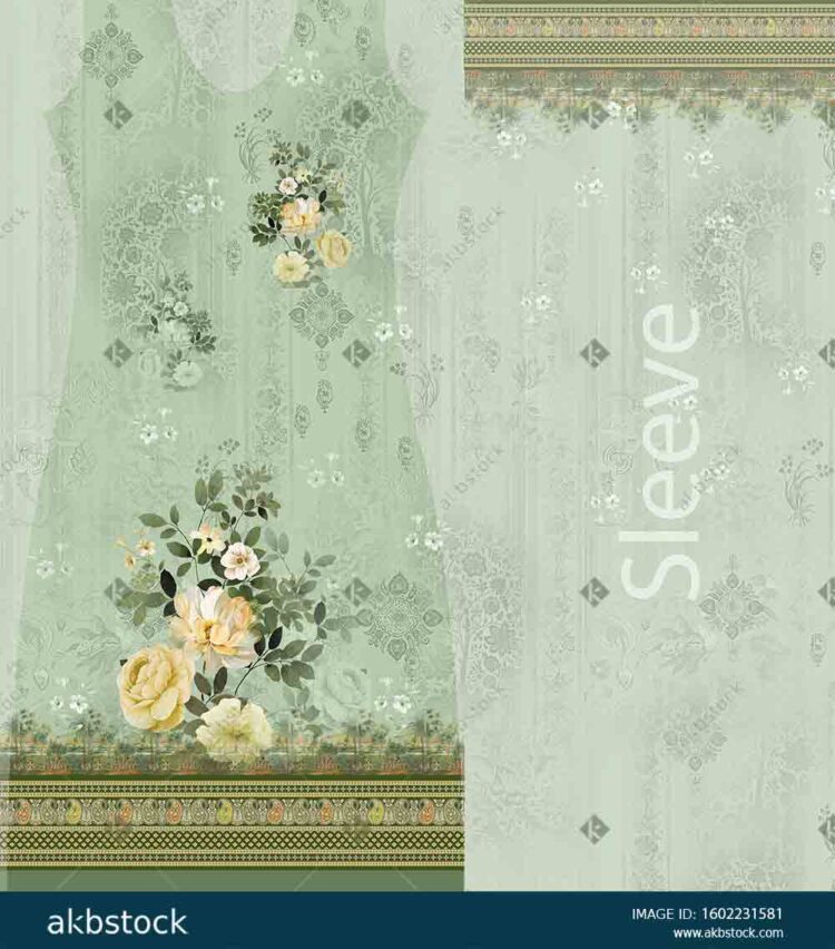 Kurti Fron & Back With Sleeve