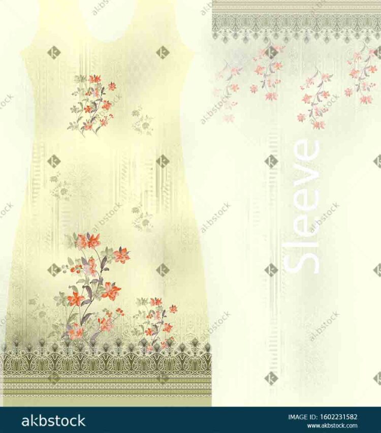 Kurti Fron & Back With Sleeve