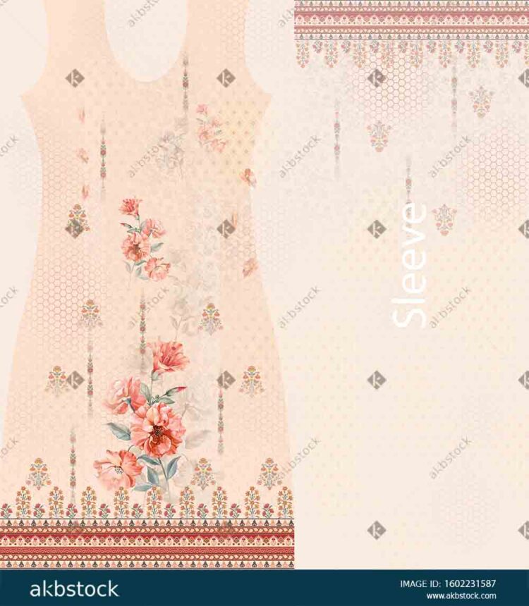 Kurti Fron & Back With Sleeve