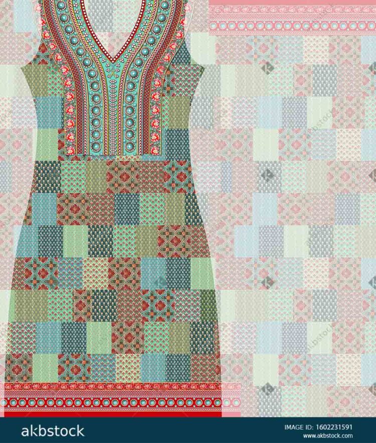 Kurti Fron & Back With Sleeve