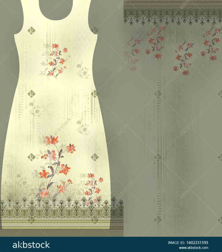 Kurti Fron & Back With Sleeve