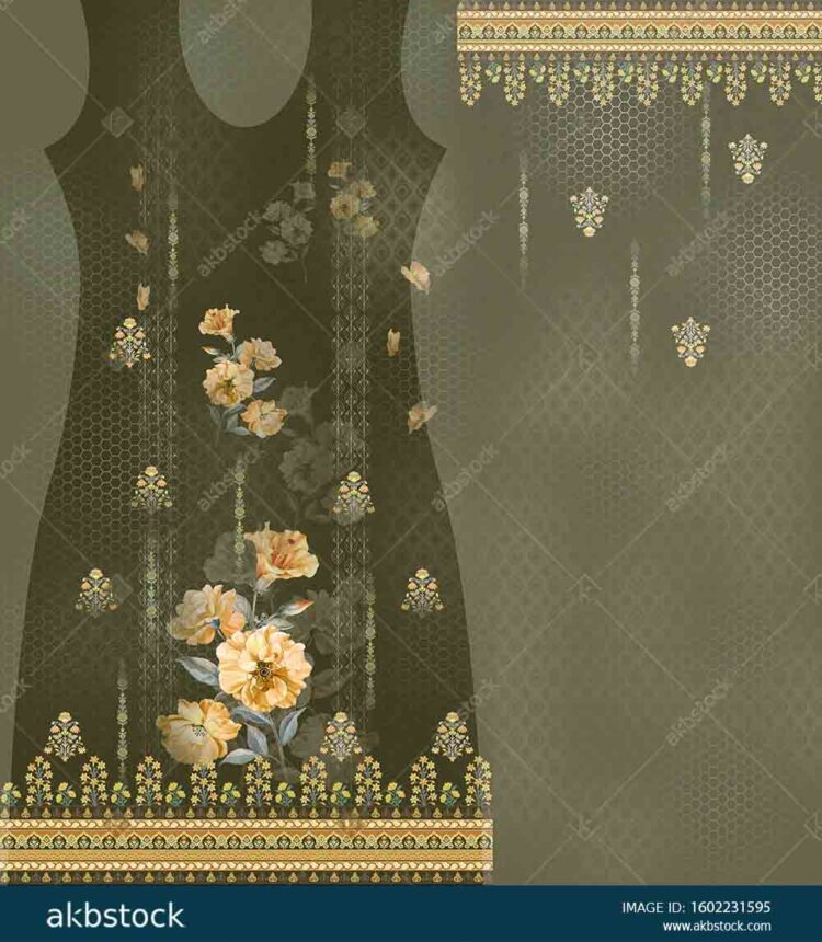 Kurti Fron & Back With Sleeve