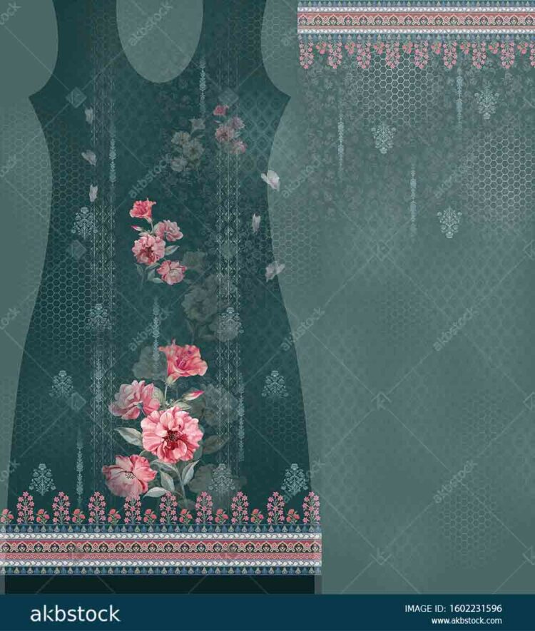 Kurti Fron & Back With Sleeve