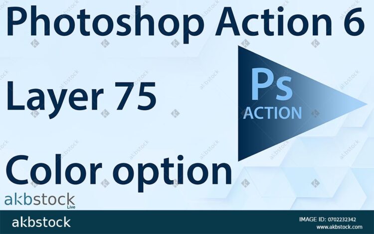 Photoshop Seamless Flower Action 6 Layer 75 Color option
