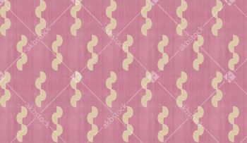 Minimal Abstract Scallop Seamless Pattern in Soft Pink and Beige