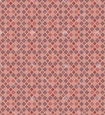 Vintage Ornamental Diamond Seamless Pattern in Soft Blush and Mauve