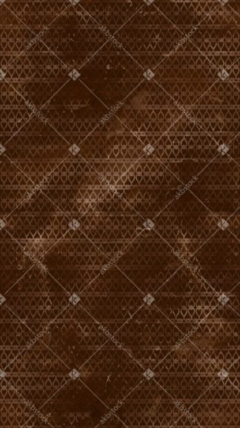 Antique Espresso Trellis Seamless Pattern with Distressed Vintage Ornamental Texture