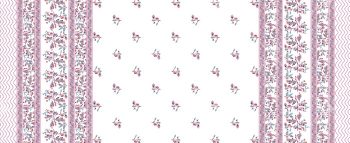 Soft Pink Floral Dupatta Design with Delicate Buti Layout and Borders