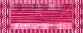 Bold Pink Striped Dupatta Design with Textured Border and Linear Pattern