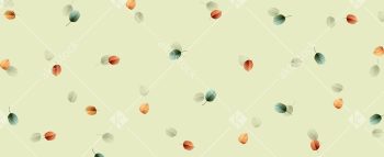 Soft Pastel Leaf Dupatta Design with Scattered Autumn Inspired Buti Motifs