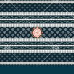 Elegant Ethnic Floral Medallion Dupatta Design with Traditional Border Layout - Color 1