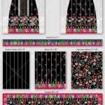 Midnight Floral Festive Full Kurti Set – Premium Black Coordinated Ethnic Design with Dupatta