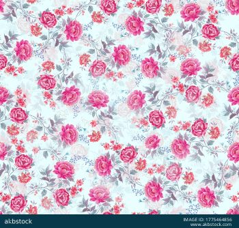 Coral Floral Seamless Pattern for Premium Textile and Surface Design - Color 4
