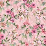 Elegant Watercolor Floral Seamless Pattern Set in Five Premium Colorways - Color 1