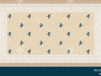 Soft Meadow Floral Dupatta - Color 1