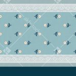 Pastel Buti Border Dupatta in Soft Blue and Blush Pink Colorways - Color 1