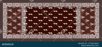 Royal Buti Border Dupatta in Elegant Ethnic Colorways - Color 3