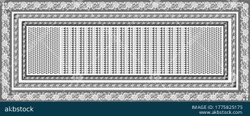 Heritage Frame Dupatta - Color 4