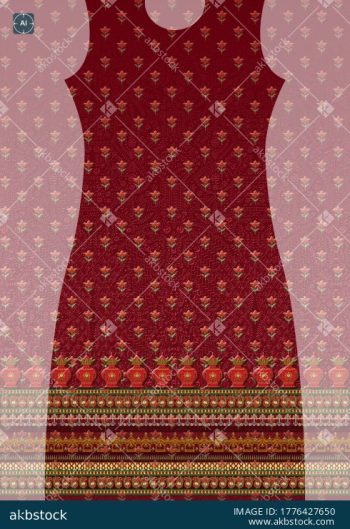 Gulnaar Heritage Kurti Panel Design - Color 2
