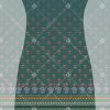 Teal Gulnaar Heritage Kurti Front and Back Panel Design - Color 2