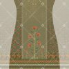 Olive Gulnaar Heritage Kurti Front and Back Panel Design - Color 1