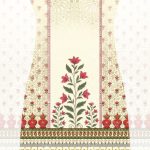 Ivory Gulnaar Heritage Kurti Front Back and Seamless Allover Design - Color 1