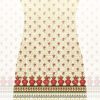 Ivory Gulnaar Heritage Kurti Front Back and Seamless Allover Design - Color 2