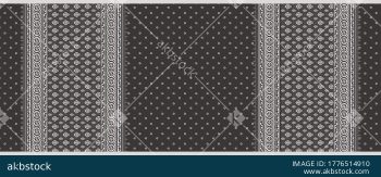 Traditional Border Dupatta Design with Allover Buti and Multiple Color Variations - Color 4