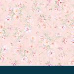Handmade Vintage Floral Seamless Pattern Collection in Romantic Multi Color Variations - Color 1