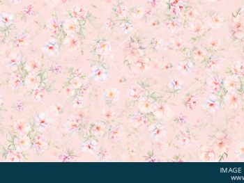 Handmade Vintage Floral Seamless Pattern Collection in Romantic Multi Color Variations - Color 1