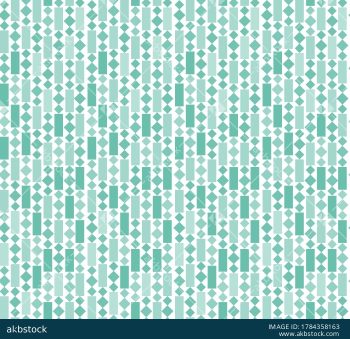 Colorful Geometric Diamond and Rectangle Seamless Pattern - Color 5