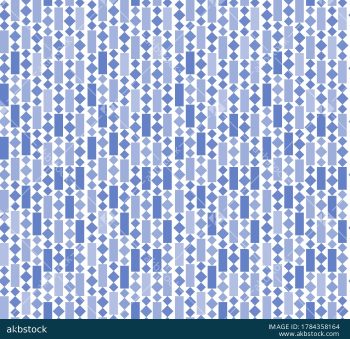 Colorful Geometric Diamond and Rectangle Seamless Pattern - Color 6
