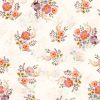 Elegant Watercolor Floral Seamless Pattern with Soft Botanical Bouquets - Color 1