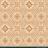 Geometric Floral Diamond Seamless Pattern Set with Three Colorways - Color 3
