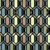 Geometric Hexagon Seamless Pattern Set with Five Earthy Colorways - Color 2