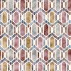 Geometric Hexagon Seamless Pattern Set with Five Earthy Colorways - Color 5