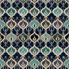 Moroccan Ornamental Geometric Seamless Pattern with 4 Luxury Colorways - Color 2