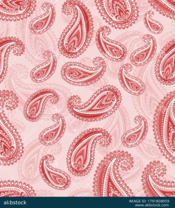 Paisley Seamless Pattern Set with Eight Elegant Colorways - Color 6