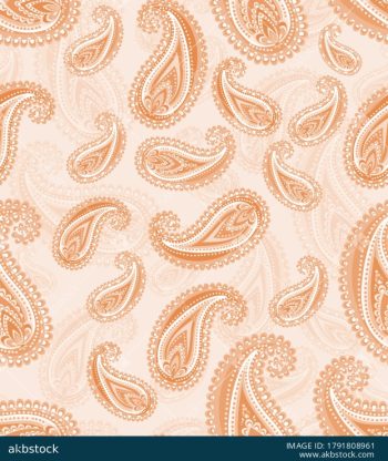 Paisley Seamless Pattern Set with Eight Elegant Colorways - Color 8