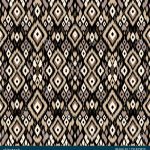 Traditional Ikat Diamond Seamless Pattern Set with Four Coordinated Colorways - Color 1